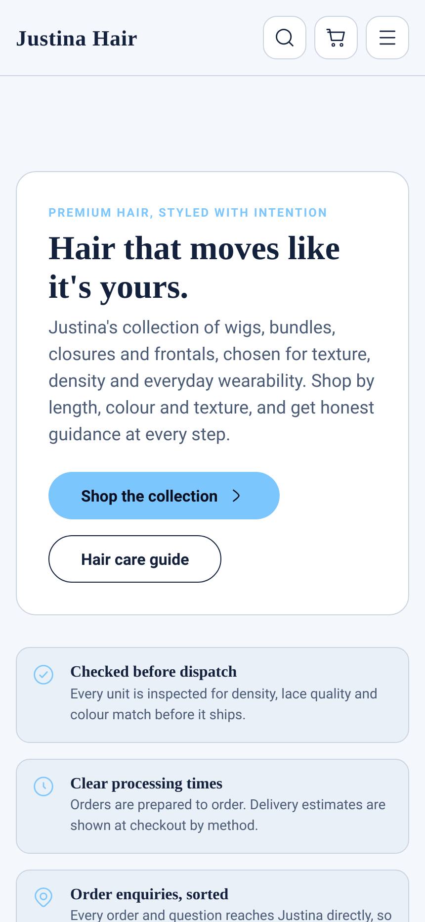 Justina Hair