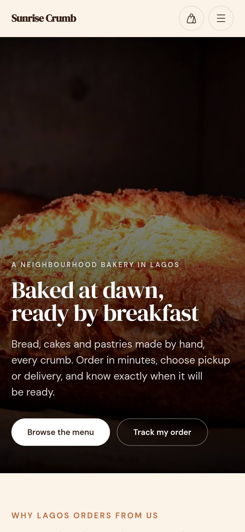 Sunrise Crumb